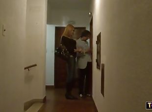 Real shemale prostitute fucked from behind