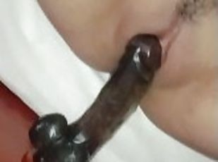 Ang basa nang pussy ko dahil sa dildo