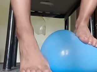 Ebony Feet & a Blue Balloon