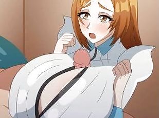 Bleach Hentai - Orihime paizuri  using her massive tits