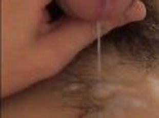 Morning Wood Huge Cumshot