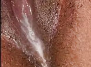 Wet cum pussy