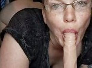 Sloppy DEEPTHROAT w/Glasses xxMissSwitchxx