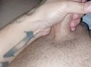 stroking big long fat cock