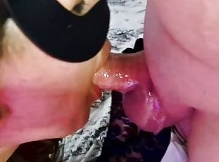 Step Sister won't let me cum so I lick her black pussy and fuck her