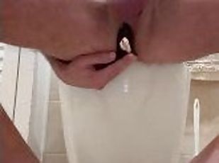 baignade, énorme, masturbation, amateur, anal, ejaculation-sur-le-corps, jouet, branlette, ejaculation, solo