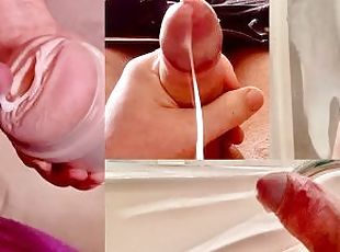 svær, orgasme, cumshot, compilation, cum, sperm