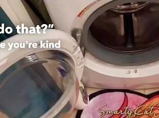 BEHIND THE SCENES WITH BLOOPERS - HOW TO FILM POV STUCK IN WASHER PORN