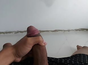 Brazilian masturbating alone 