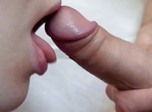 ASMR Very close! I love sucking his cock and licking