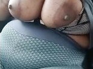 Titty Tuesday - Public Car Flashing