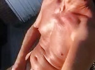 UltimateSlut Tanned Masturbation Outdoor