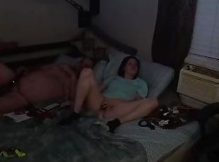 #156 - WATCHING PEGGING PORN TOGETHER DREAMING SHE WOULD JUST PUT HER DICK ON FOR ME