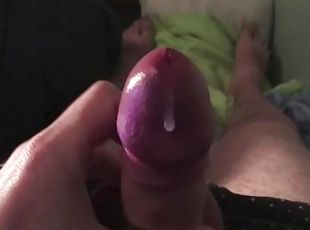 Straight Guy Controls His CUM! Cum for Lube Double Orgasm