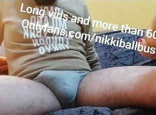 Breaking balls. Full videos and more than 60 vids in my OF!