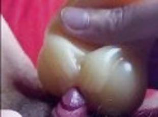 clitoris, karvainen, valtava, masturbaatio, orgasmi, pillu-pussy, amatööri, lelu, pov, nussiminen