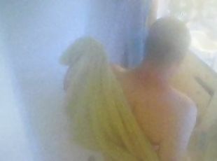 Voyeur Style Shower Footage