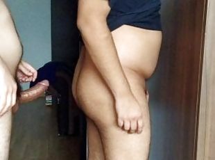 amateur, peju, zakar-besar, homoseksual, suami, realiti, beruang, zakar