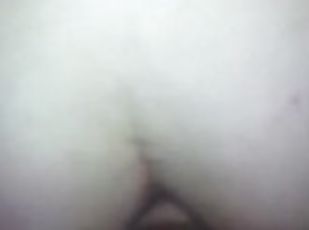 Bent over taking it deep in my ass for my daddy