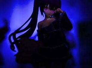 Noir Figure Black light