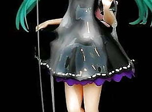 Miku Hatsune 02 figure bukkake(fakeCum)