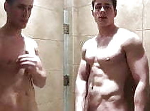 bañando, masturbación, amateur, polla-enorme, gay, paja, sauna, ducha, musculada