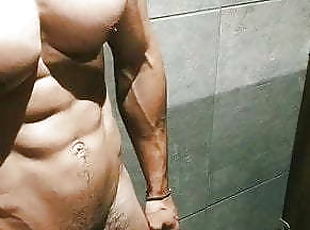 masturbação, tiro-ao-alvo, pénis-grande, gay, punheta, gozando, ejaculação, webcam, wrestling, musculado