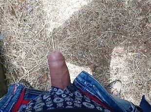 A good piss in the countryside