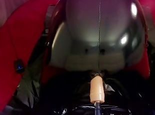 Huge hands free orgasm from fuckmachine, lots of cum, Prostate Milking