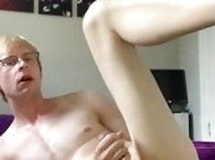 Fucking my ass and Cumming all over myself
