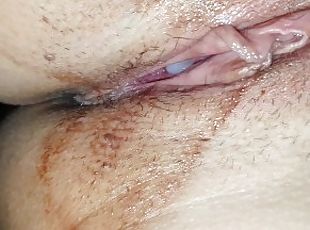 amatör, brudar, creampie, fransk, par, smutsig, pov, italiensk