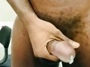 Big Cumshot Black Cock Masturbation