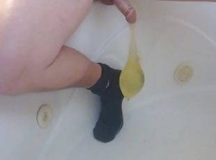 Cumming in a condom become a fan and get the whole video # 92