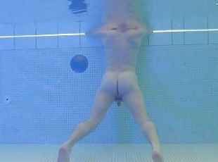 Underwater massage jet pleasures at the spa
