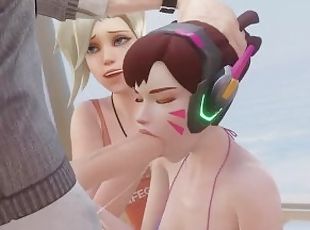 Dva Small Throath Blowjob with Mercy