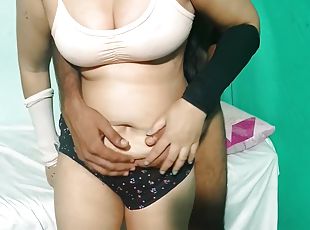 Panty Bra Wearing Hot Desi Bhabhi Fucked In Standing And Missionary Position
