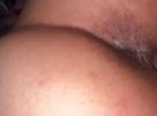 BIG ASS bounces on BIG DICK closeup pussy fuck