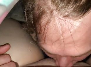 Tasting babes wet pussy