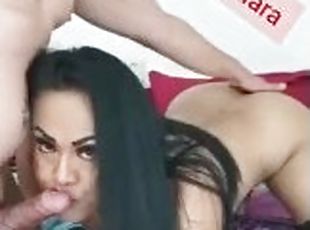 asia, waria-shemale, blowjob-seks-dengan-mengisap-penis, penis-besar, waria, cantik, penis