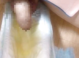 kencing, amateur, orang-jepun, kolej, fetish, solo