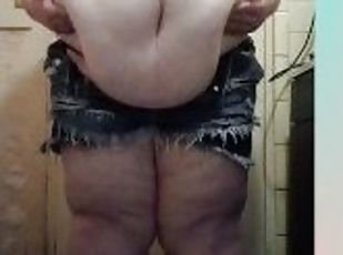 Beautiful bbw belly jiggle