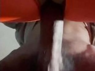 Watch this slutty woman get fuck in her ripped yoga shorts is she a cheating wife