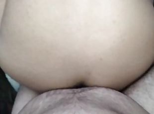 Balls deep inside with a hard fuck