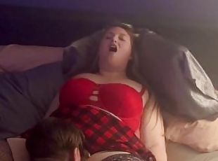 BBW Wife Screaming Orgasm Pussy Licking