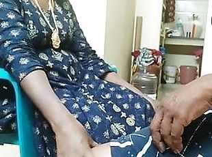 Indian aunty cheating husband brother 