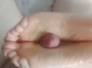 Couch Potato Footjob