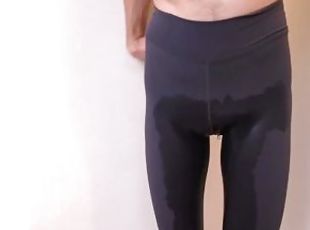 Sissy O'Clock Pissing In Her Yoga Pants