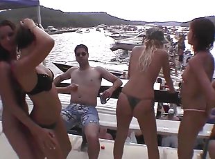 dancing pirate hookers naked in public - public