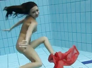 Anna - nude swimming underwater