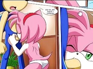 Hasta que porfin sonic se follo a una puta de grandes tetas - Saturday Night Fun Comic